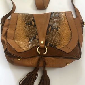 Iacucci Snakeskin Saddle Bag